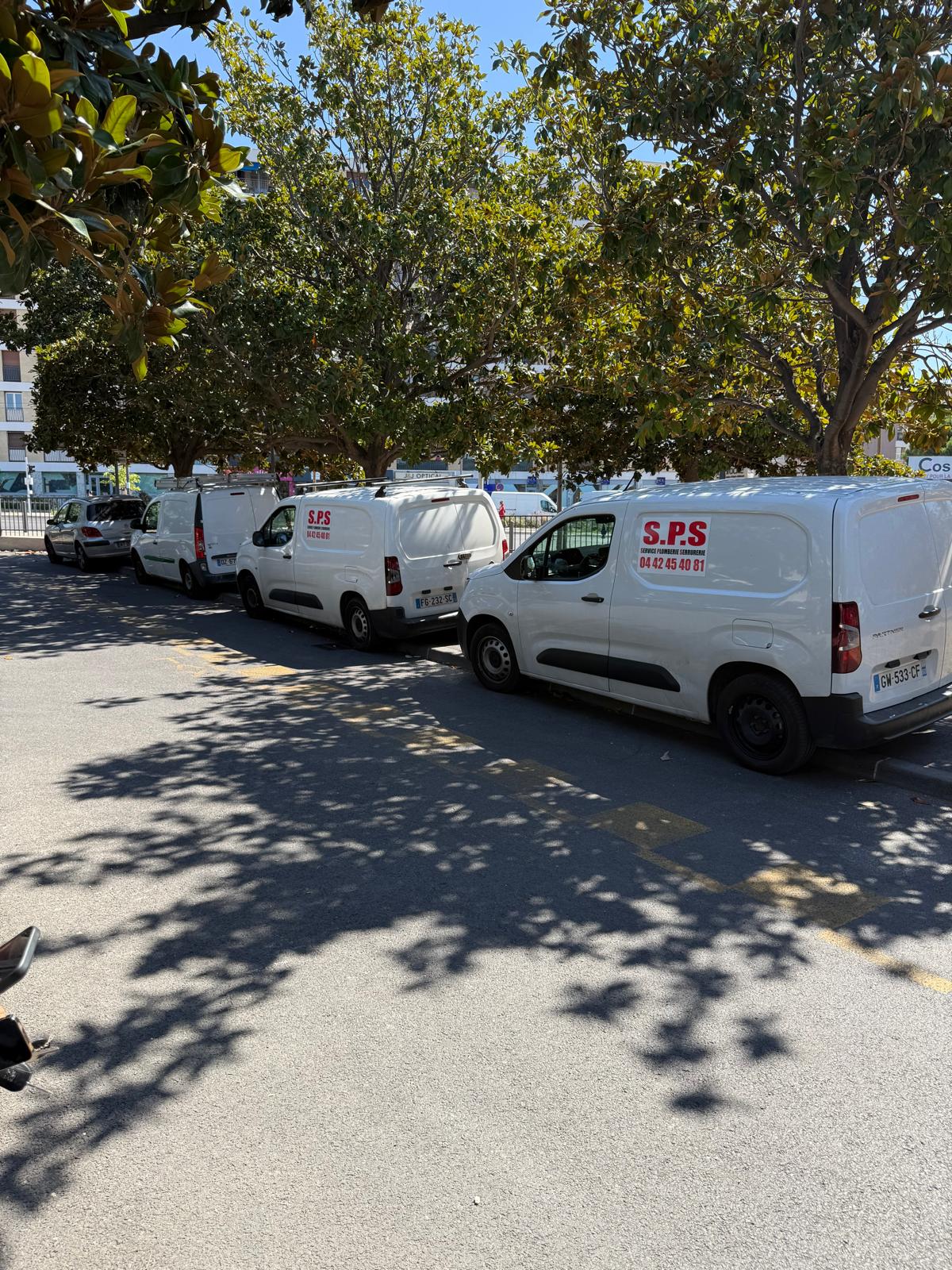 Camionnette S.P.S en intervention