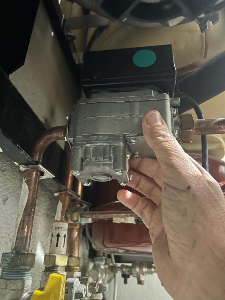 Remplacement bloc gaz sur chaudière